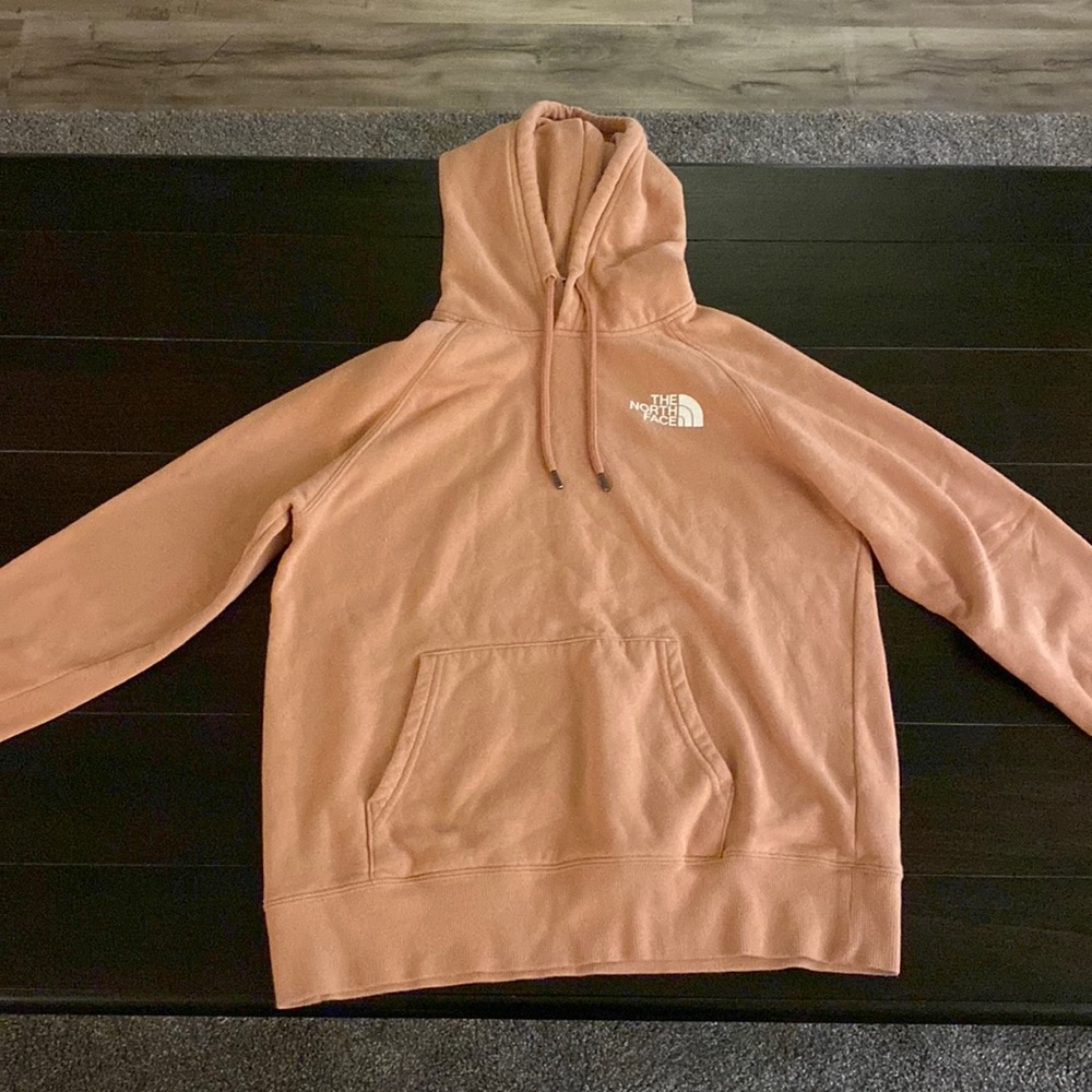 North face small pink hoodie